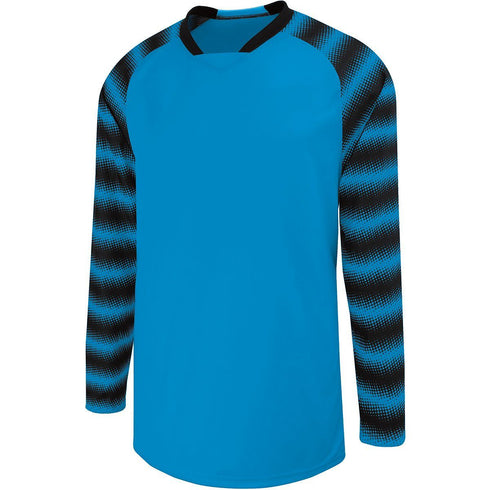 Russell Athletic Youth Prism Goalkeeper Jersey (324361), Color 'Power Blue/Black'